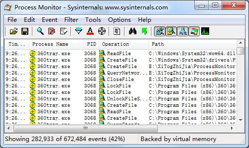 Procmon��Դ�������� v5.0��ɫ������