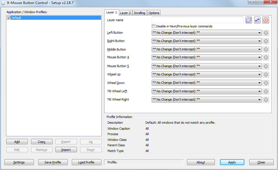 X-Mouse Button Control��������� v3.0��ɫ������