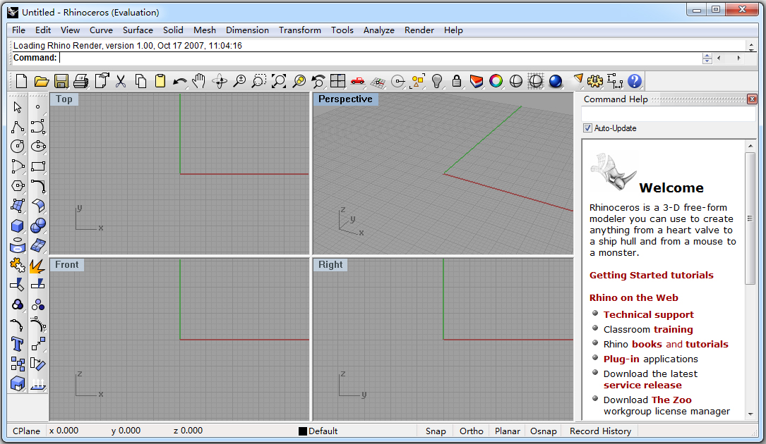 Ϭţ��ģ����Rhinoceros V6.0�����ƽ��