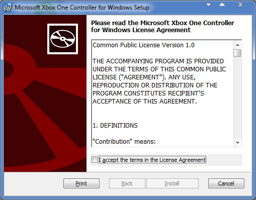 XBOXONE手柄PC驱动 V1.0