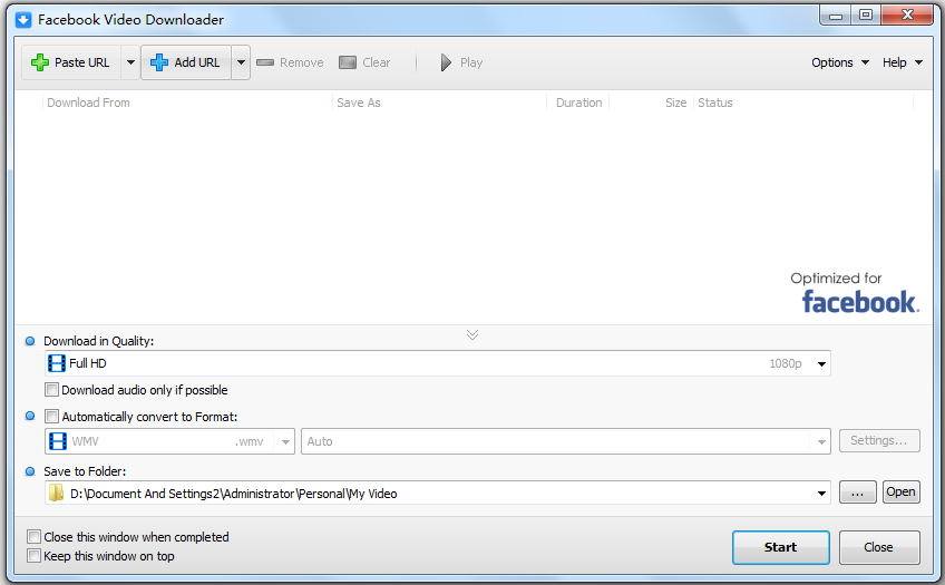 Facebook Video Downloader(facebook视频下载器) V3.8.37 英文版