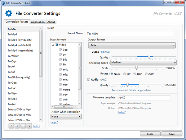 �ļ���ʽת����File Converter v1.2.3��ɫ������