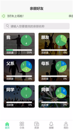 亲朋好友(联系人管理)