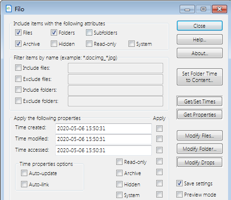 Filo(�ļ������޸Ĺ���) v4.4.0�ƽ��