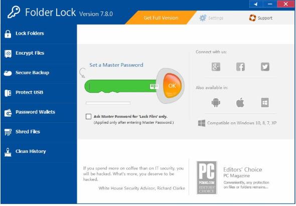 Folder Lock�ļ����� v7.8�ƽ��