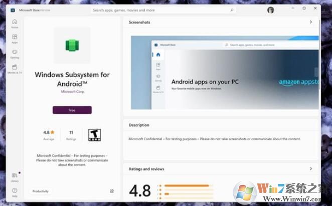 Win11安卓子系统安装教程,Win11安装WSA安卓子系统步骤(附下载)