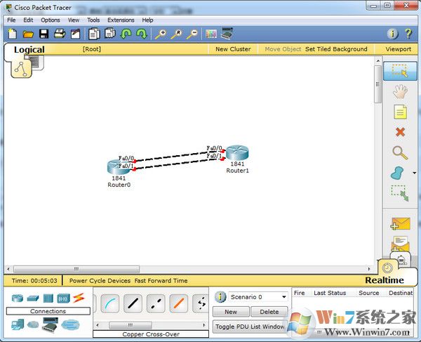 ˼��ģ����(Cisco Packet Tracer)��ͼ