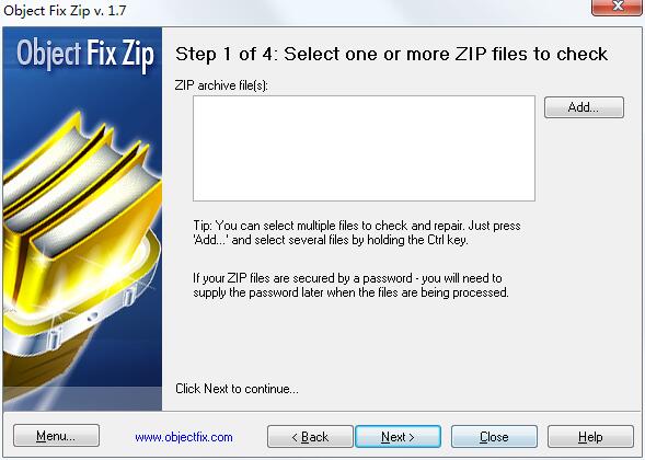 Object Fix Zip(zipѹ�����޸�����) v1.8��ɫ������