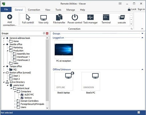TektonIT Remote Utilities ViewerԶ���������� V7.0.0.0���İ�