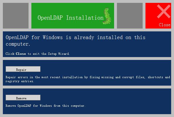 OpenLDAP for Windows v2.4.40�ٷ���(����װ���ý̳�)