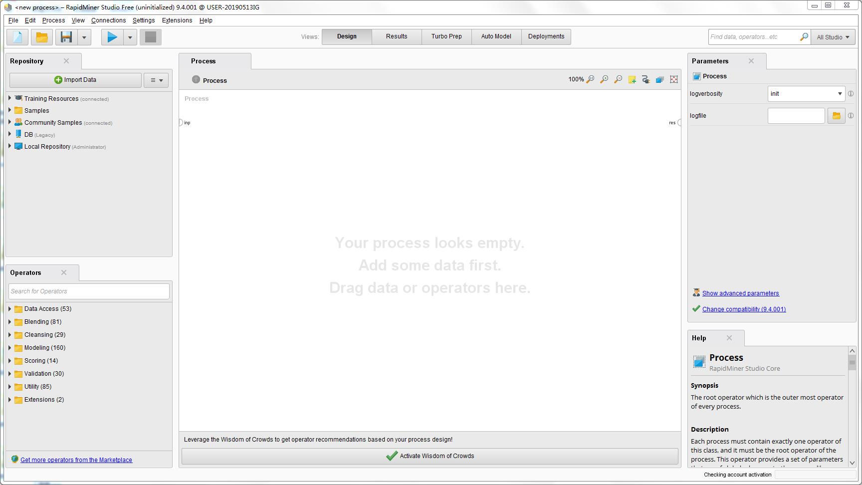 RapidMiner Studio�����ھ�ͼ�λ����� v9.4.1Ӣ�İ�
