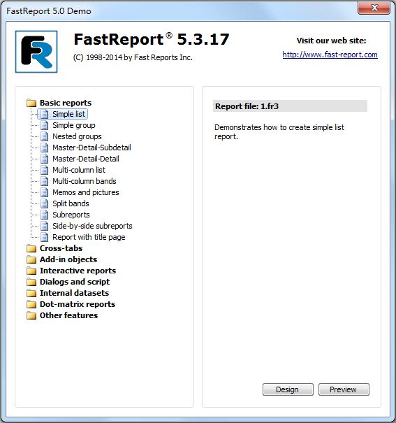 FastReport(�����ؼ�) 5.3.17������԰�