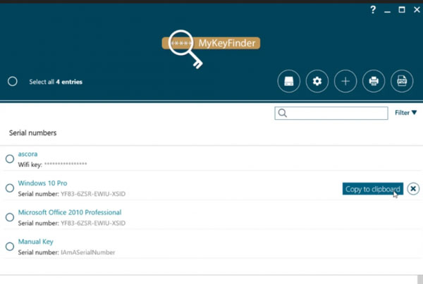 MyKeyFinder��Կ���ҹ��� v9.2.56�ƽ��