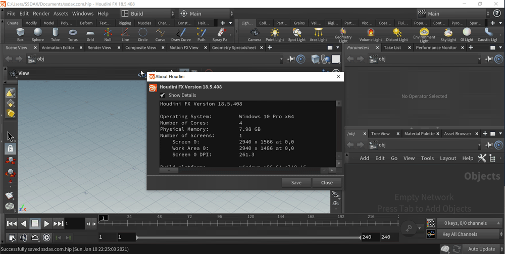 SideFX Houdini FX(��Ӱ��Ч����) v18.5.462���İ�