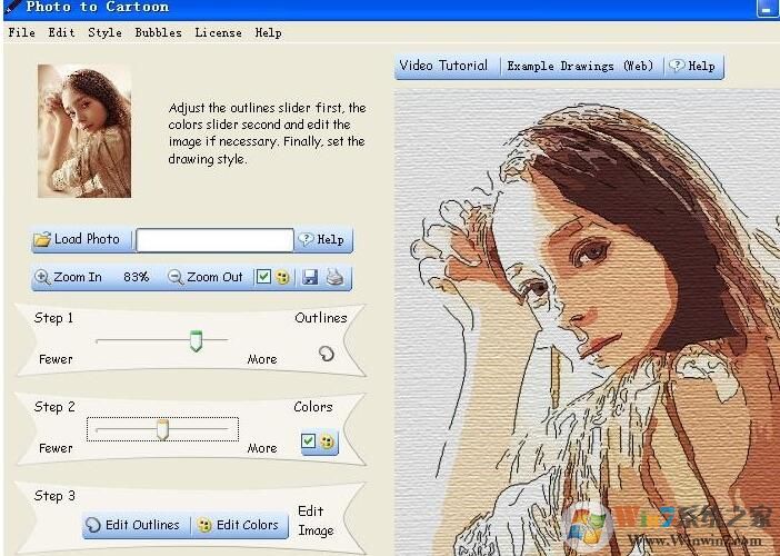 Caricature Photo To Cartoon(��Ƭת������) V7.0������ɫ��