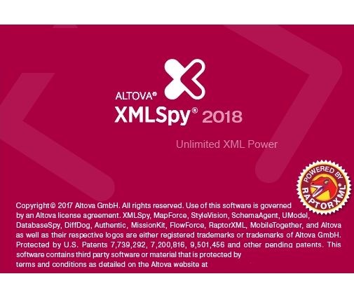 Altova XMLSpy 2018 sp1 Enterprise Edition ��Ѱ�