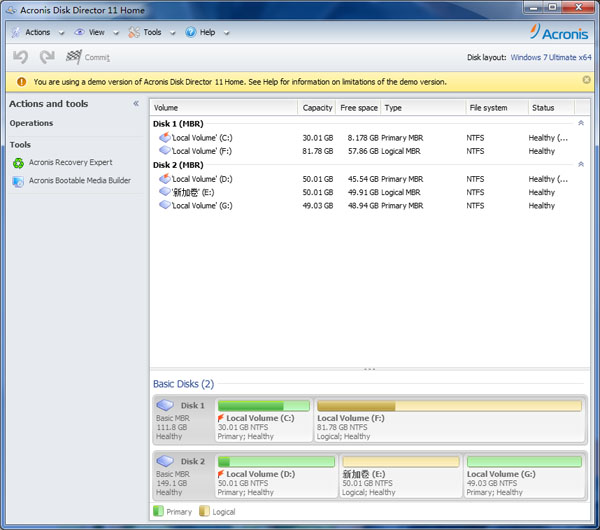 Acronis Disk Director(Ӳ�̷�������) v11.0.2121��ɫ������