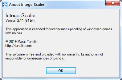 IntegerScaler������Ϸ�������� V2.1.1��ɫ��