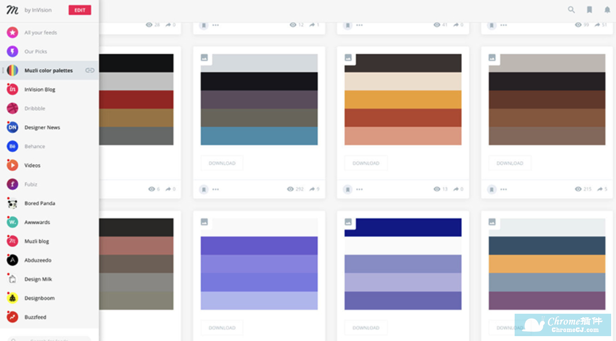 Muzli 设计师插件使用方法 Muzli 设计师插件使用方法