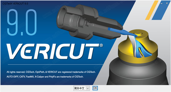 CGTech VERICUT���ؼӹ�����ϵͳ(�������+�̳�)64λ v9.2.0������Ȩ��