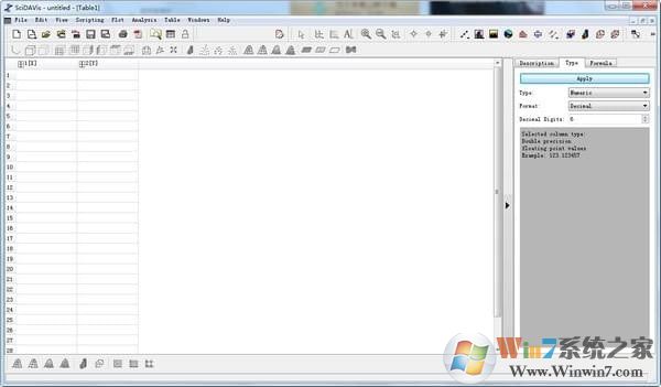 SciDAVis绘图折线图