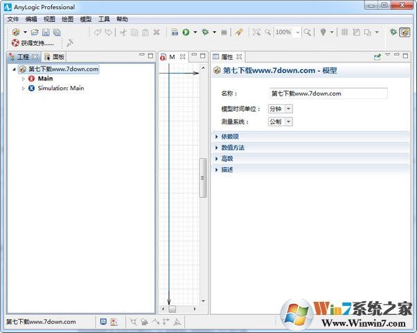 AnyLogic���潨ģ����