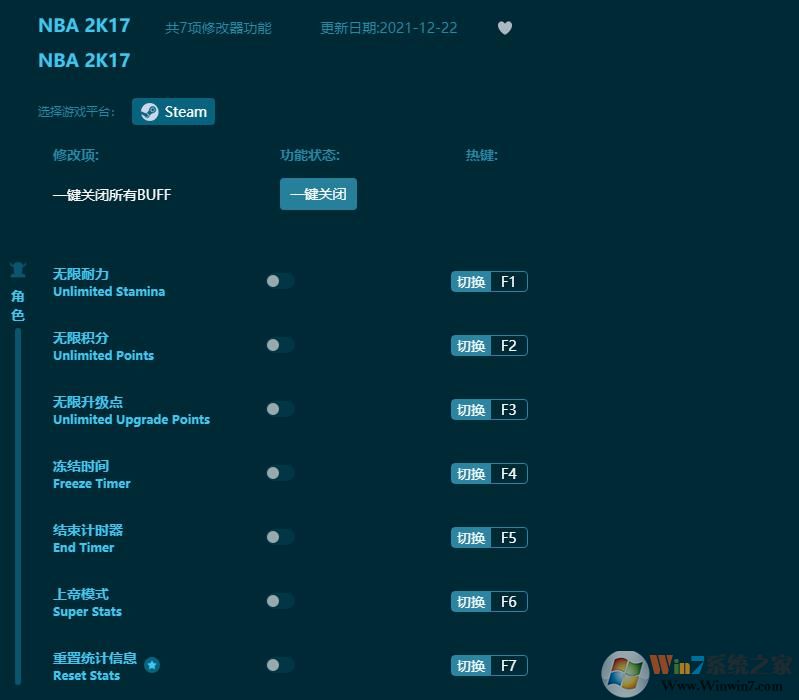 NBA2K17�����޸���(7��ȫ����)