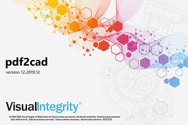 PDF2CAD V12����� V12.2020.1.1��ɫ�ƽ��