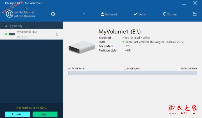 Paragon HFS+ for Windows v11.5�����ƽ��