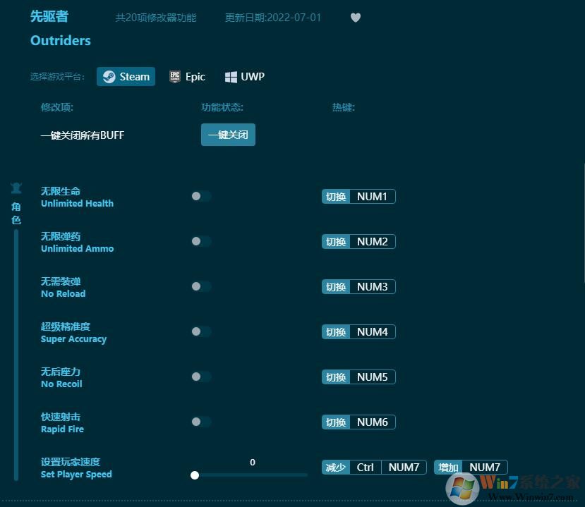 ������Outriders��ʮ���޸��� v2022.7