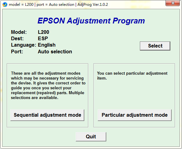 Adjprogcracked(��������ӡ������) V2.0.5��ɫ��