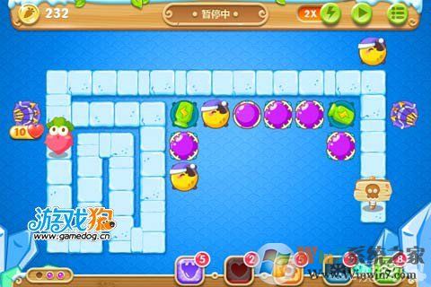 保卫萝卜2第35关攻略 水晶萝卜需打两次8