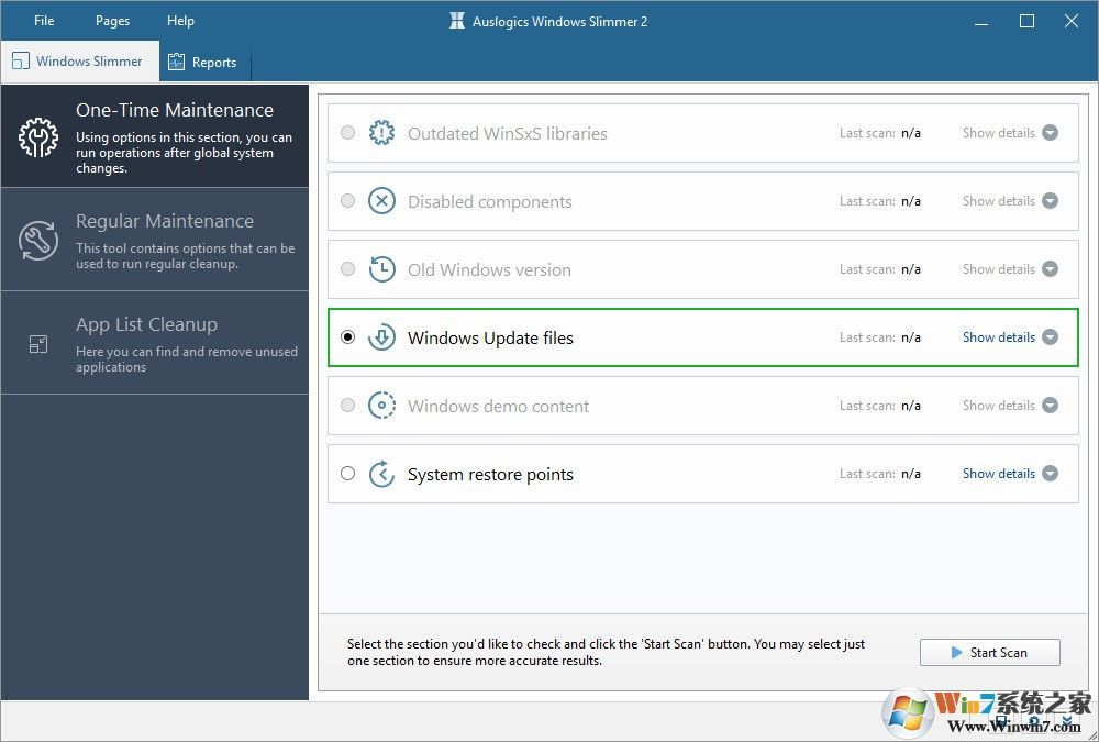 Auslogics Windows Slimmer(ϵͳ��������) v2.5.0.0��ɫ��
