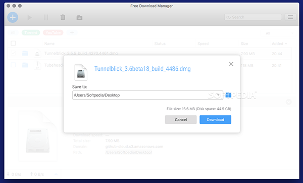 Free Download Manager for Mac(ƻ������) v6.15.3ƻ���ƽ��