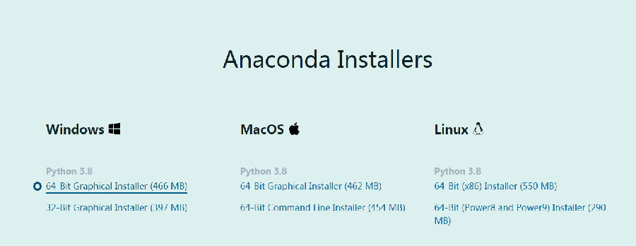 Anaconda������ V3.8���ĺ�����