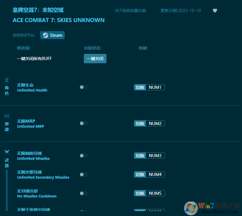 ���ƿ�ս7δ֪���������޸���