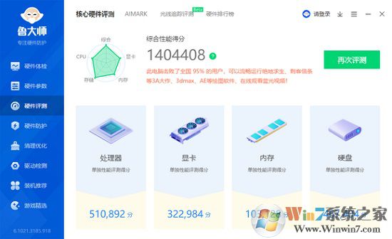 鲁大师跑分100万水平介绍