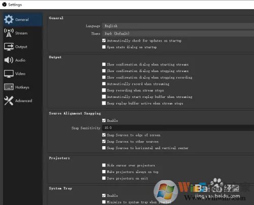 如何将OBS Studio界面语言由英文更改为简体中文