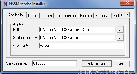 NSSM.exe(服务安装工具)