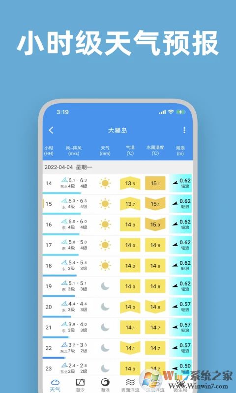 潮汐风浪预报软件