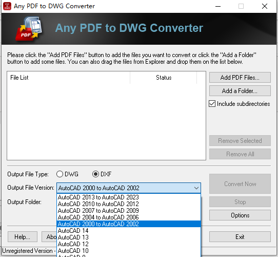 PDFתCAD/DWG����(Any PDF to DWG Converter)