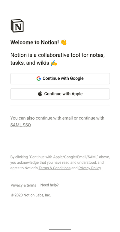 Notion AI智能写作APP