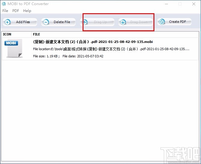 MOBI to PDF Converter(MOBI转PDF转换器) v1.0 官方版