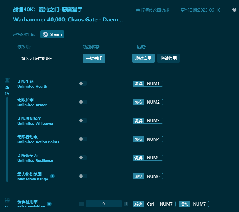 ս��40K����֮�Ŷ�ħ����ʮ�����޸��� v2023���°�