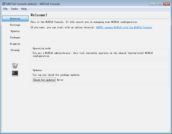 MikTeX�ı��༭�� v21.8�ٷ���
