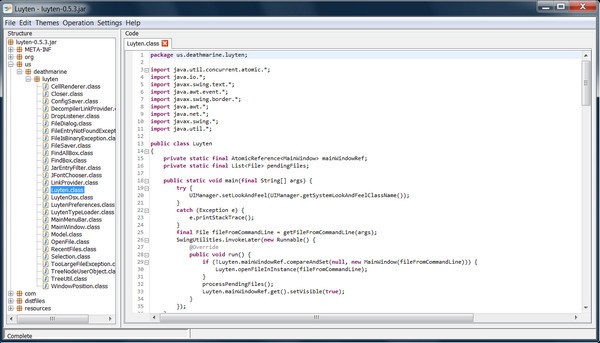 java�����빤��luyten V0.5.4��Ѱ�