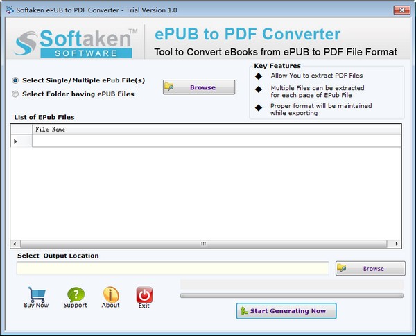 Softaken ePUB to PDF Converter(epub����תpdf) V1.0�ٷ���
