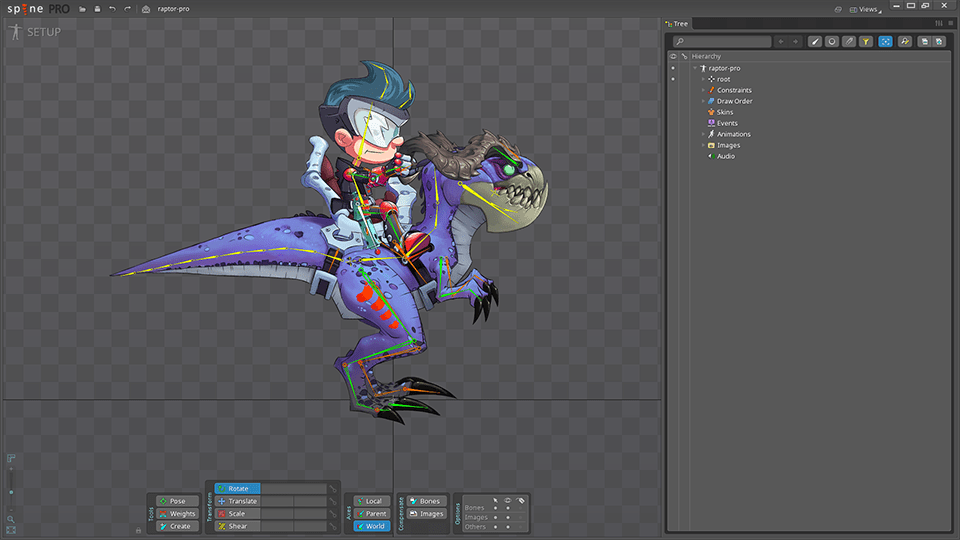 Spine2d动画 Spine动画软件