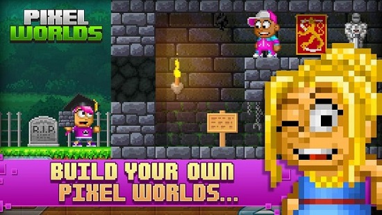 ��������Pixel Worlds��Ϸ���İ�