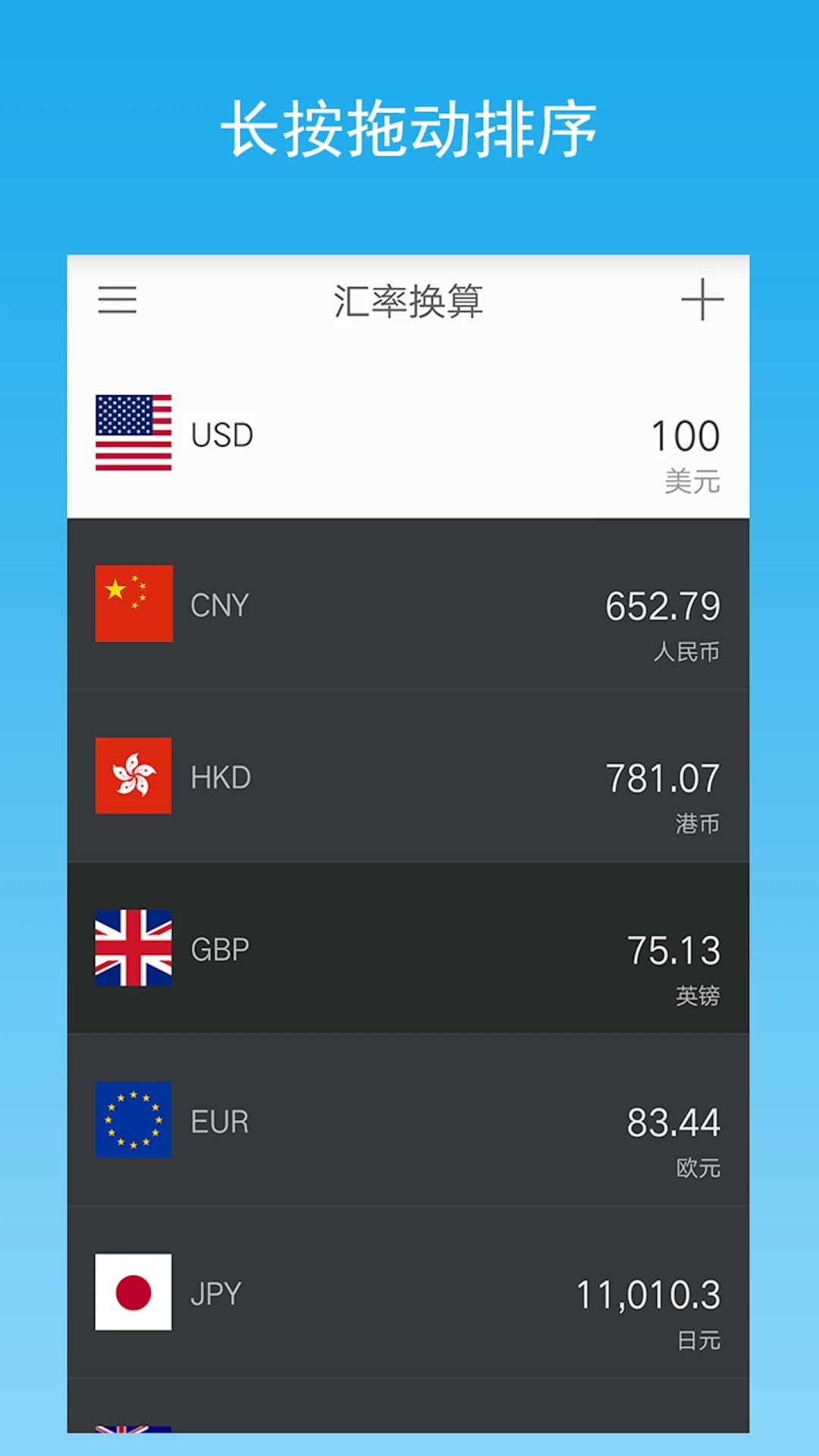 美元人民币汇率换算工具